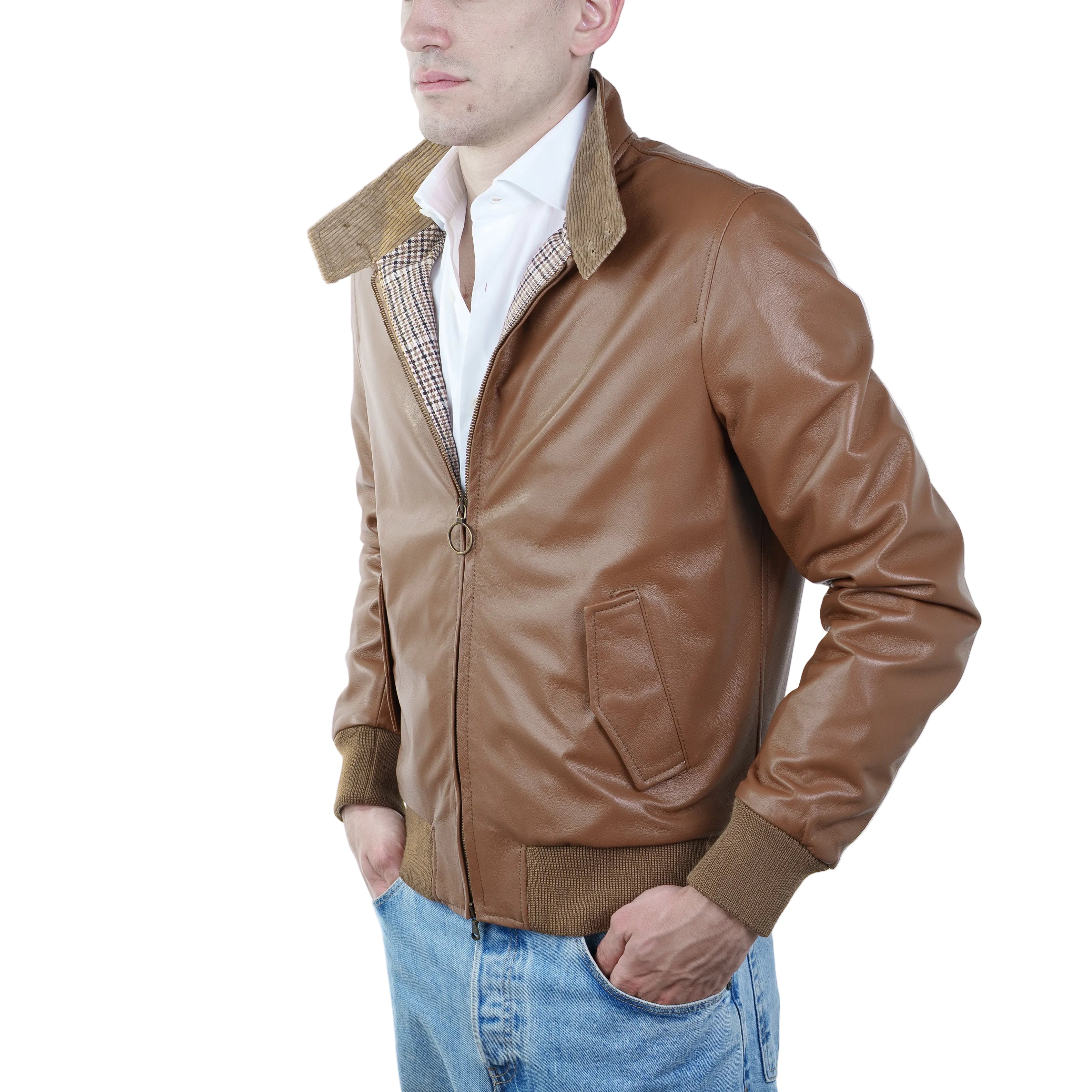 Giacca in pelle 89BRNCU
