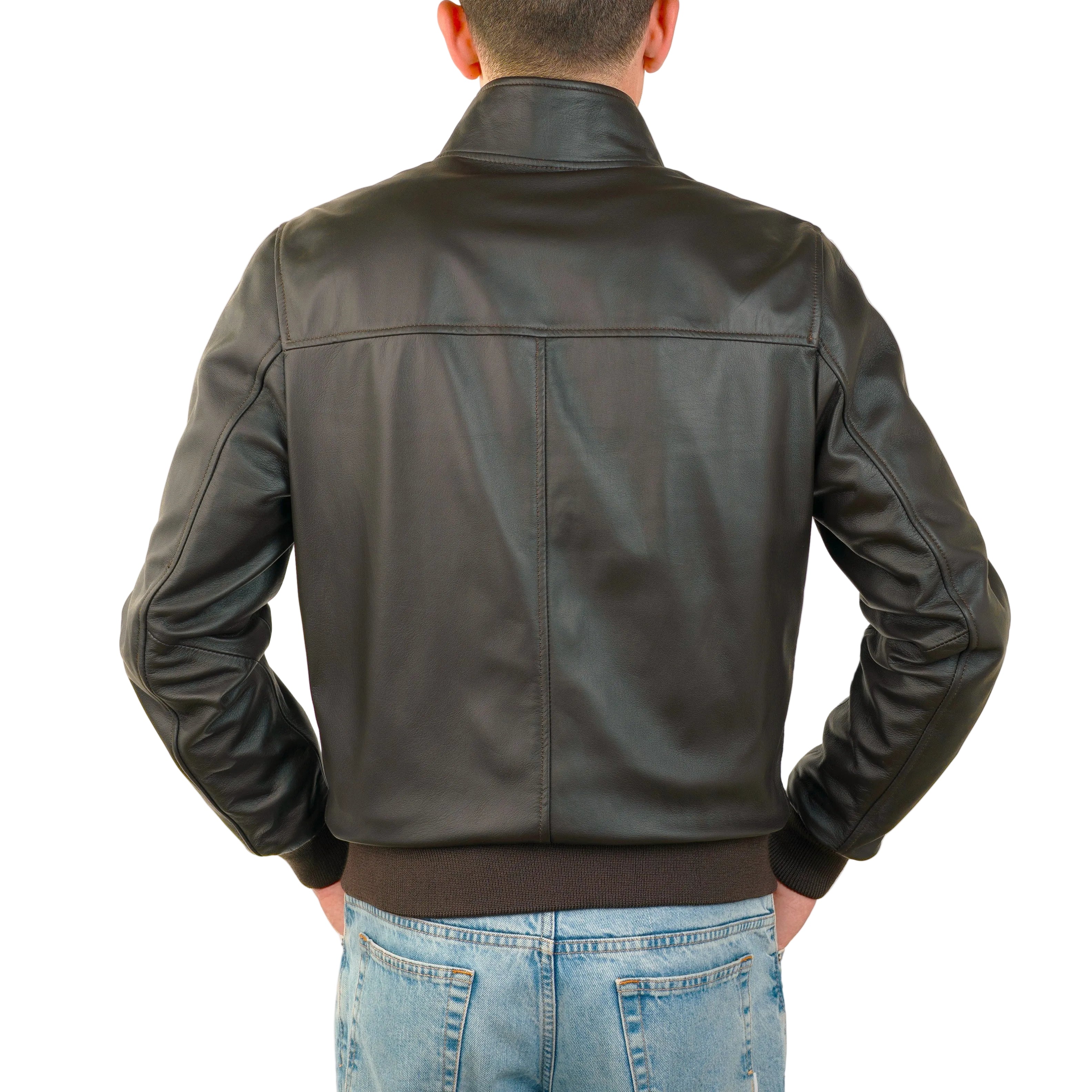 Giacca in pelle 89BRNMO