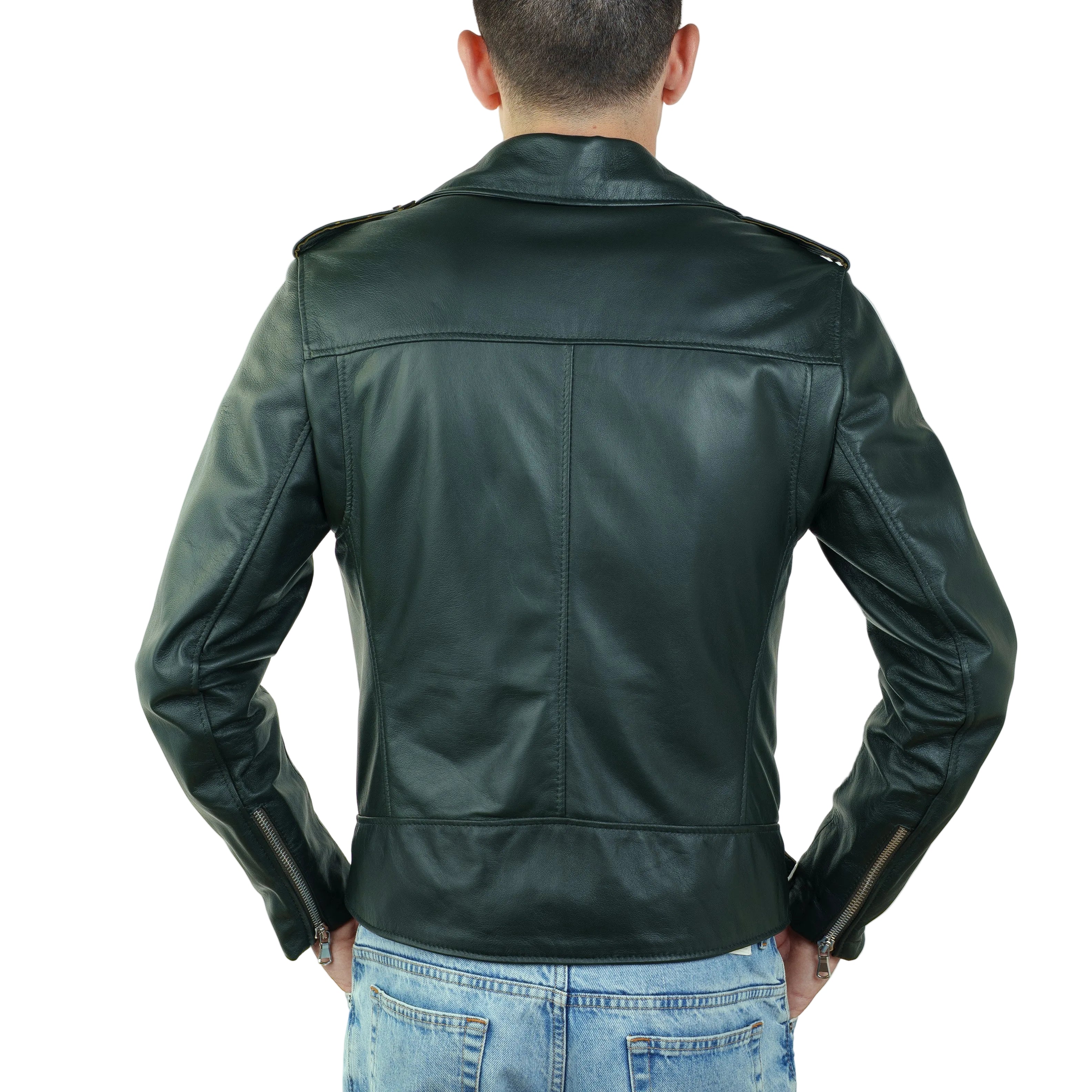Chiodo in pelle 601NAVE