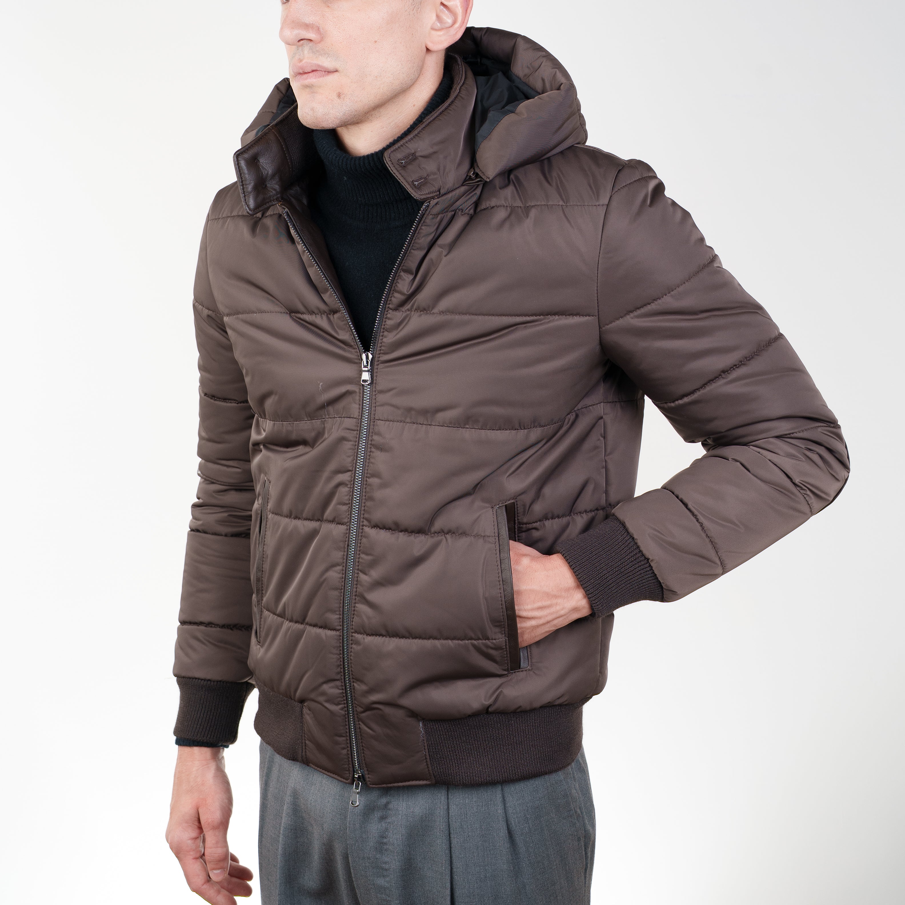 Piumino in Tessuto Pelle 89LCTXM