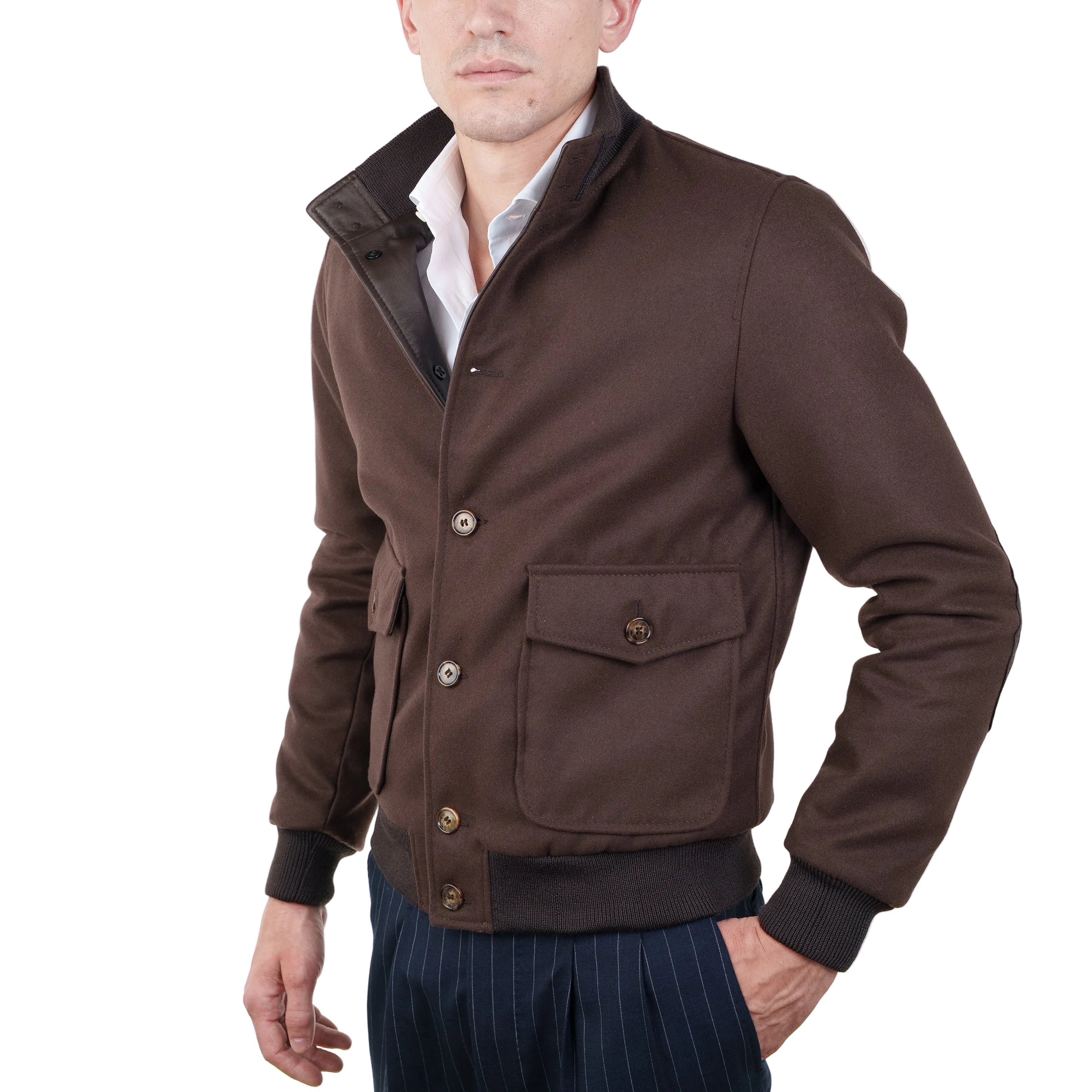 Bomber in Tessuto Pelle 98TEXMO