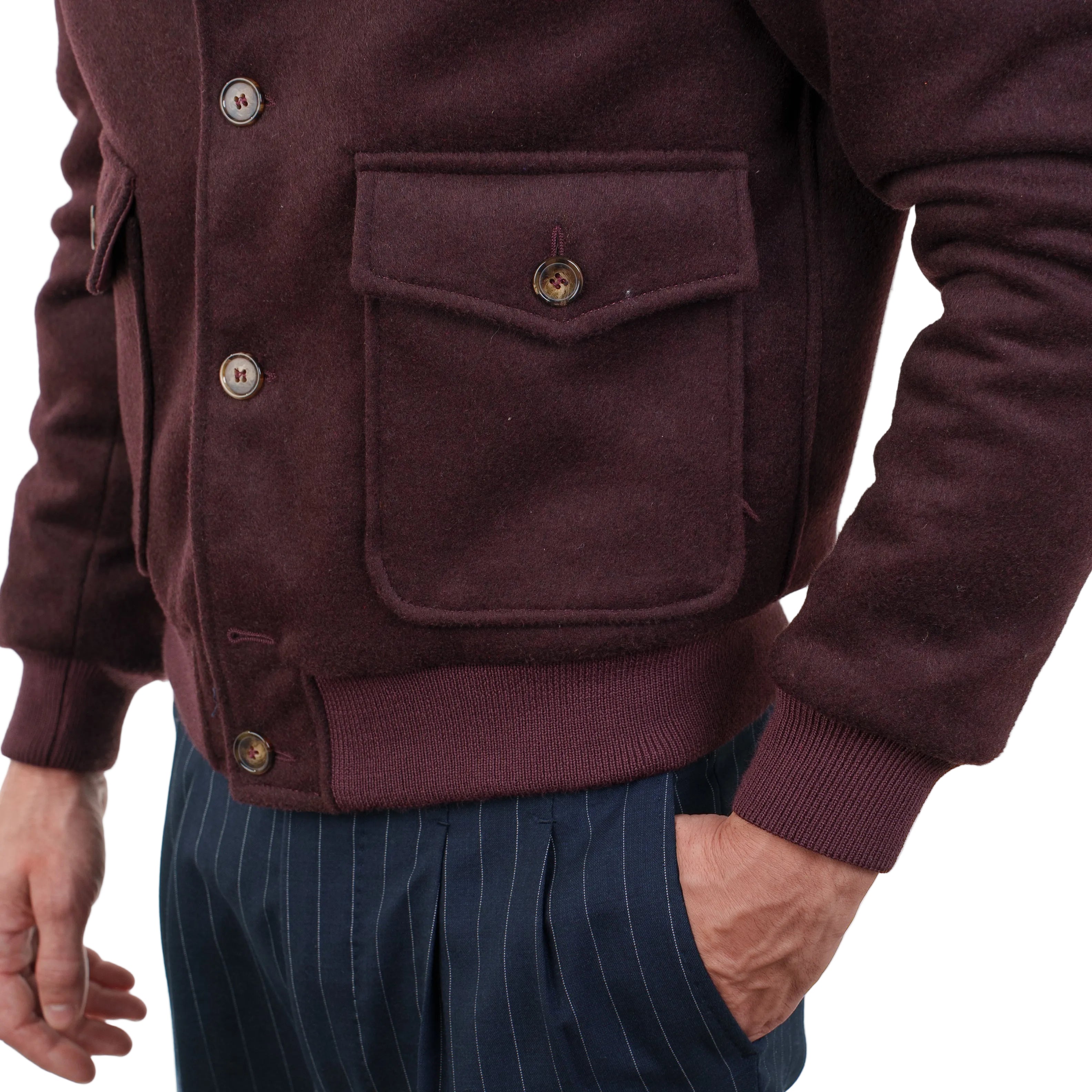 Bomber in Tessuto Pelle 98TEXBX