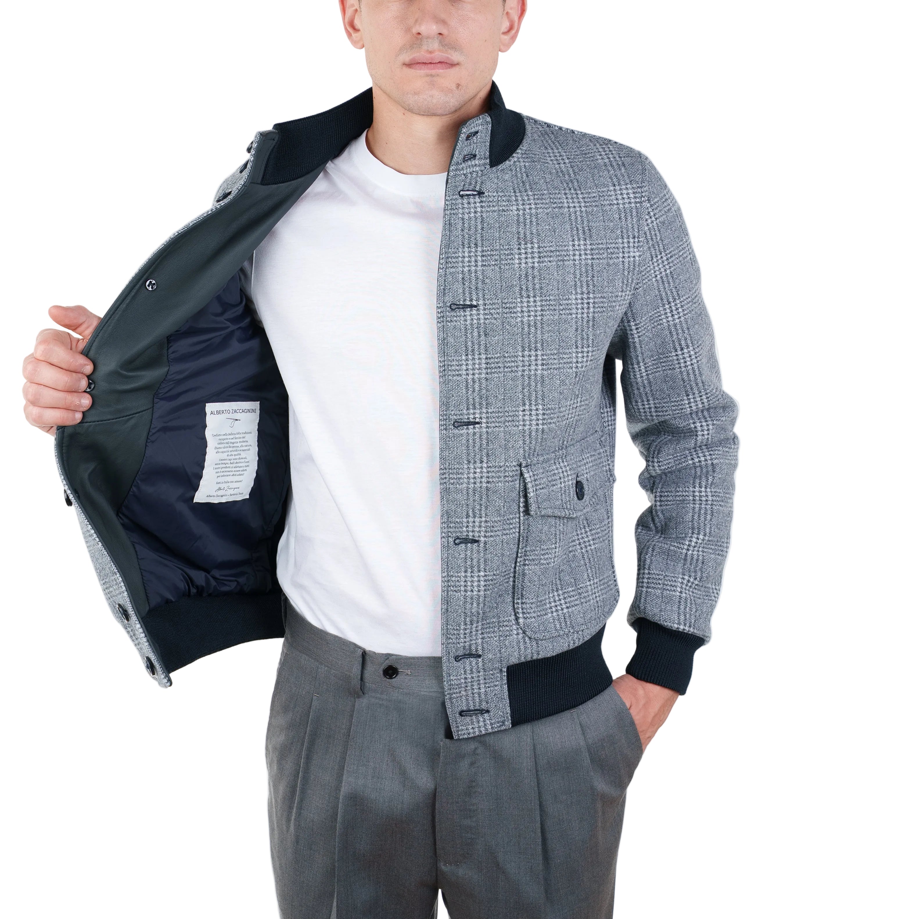 Bomber in Tessuto Pelle 98TEXPP