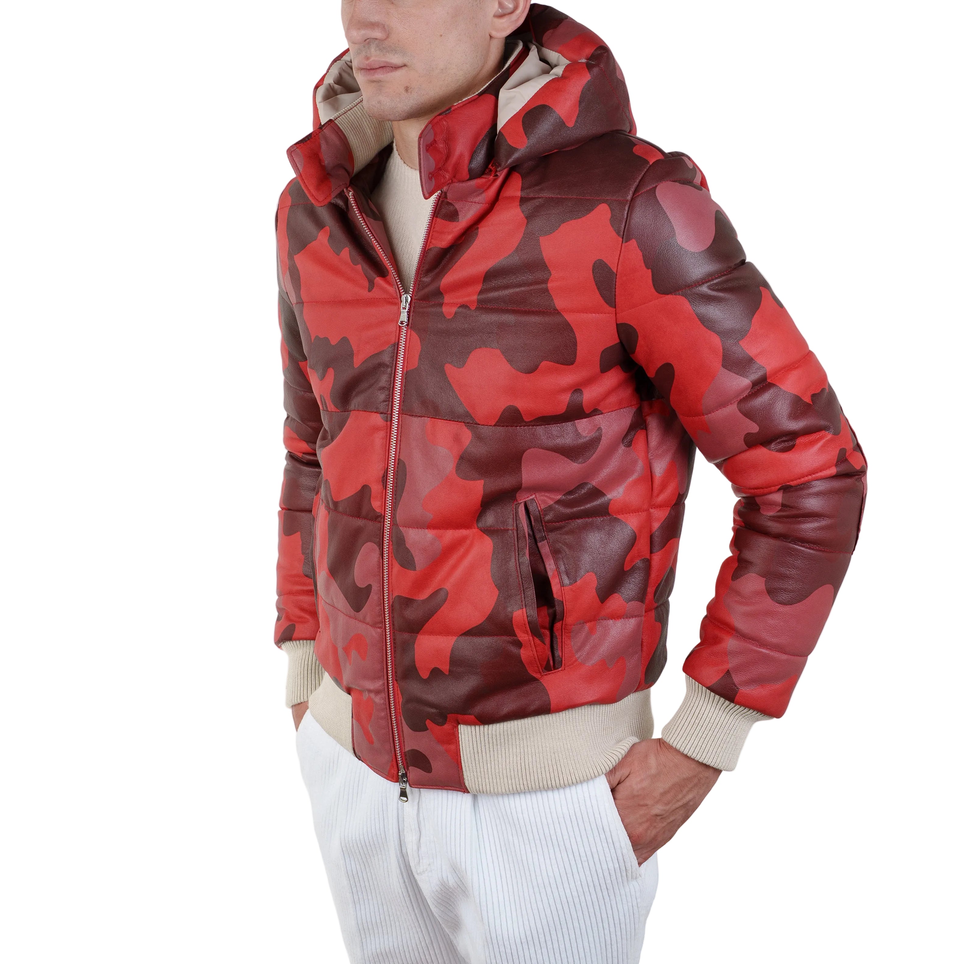 Piumino in pelle 89LCACR