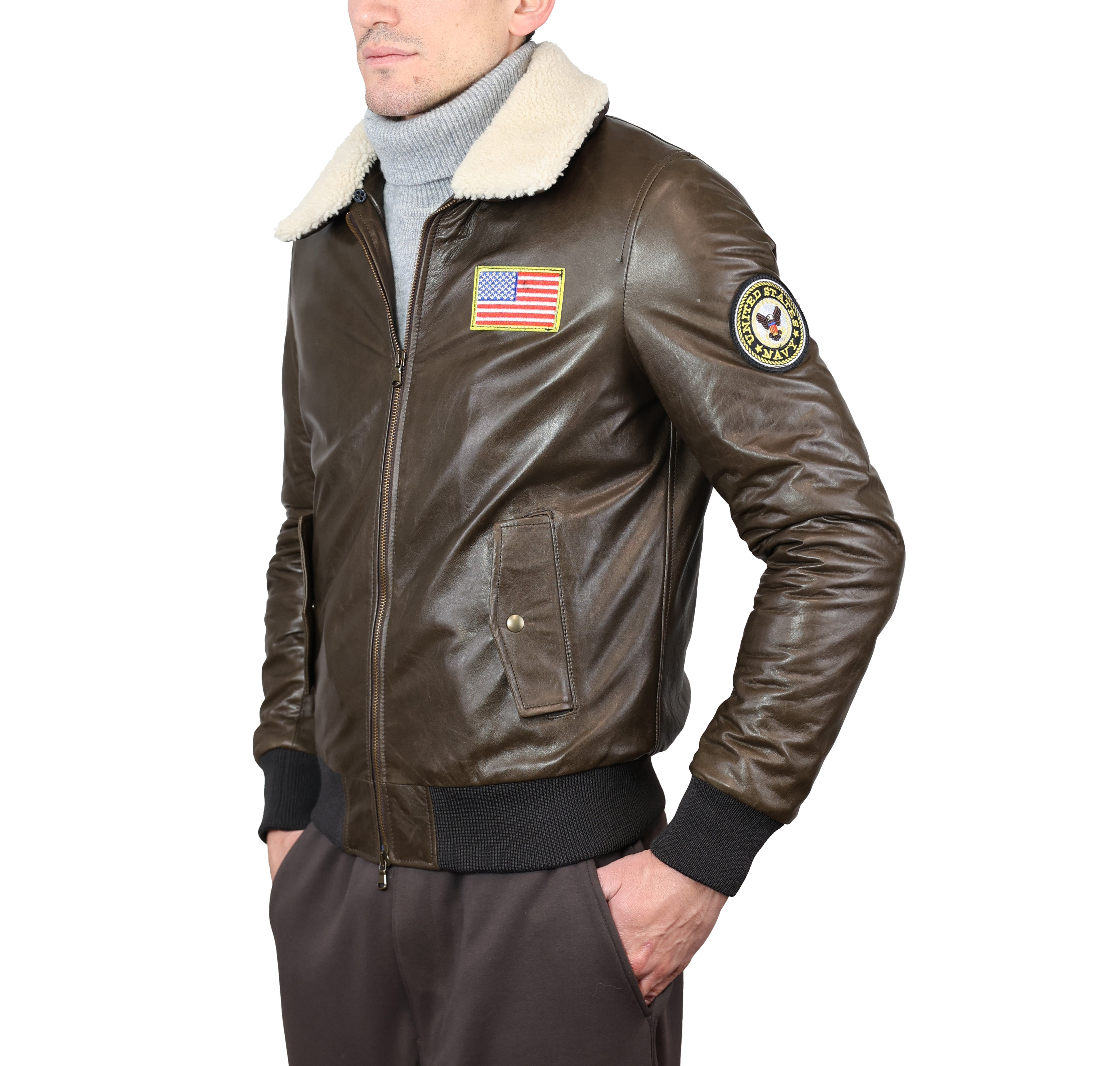 Giacca in pelle 91LMABR