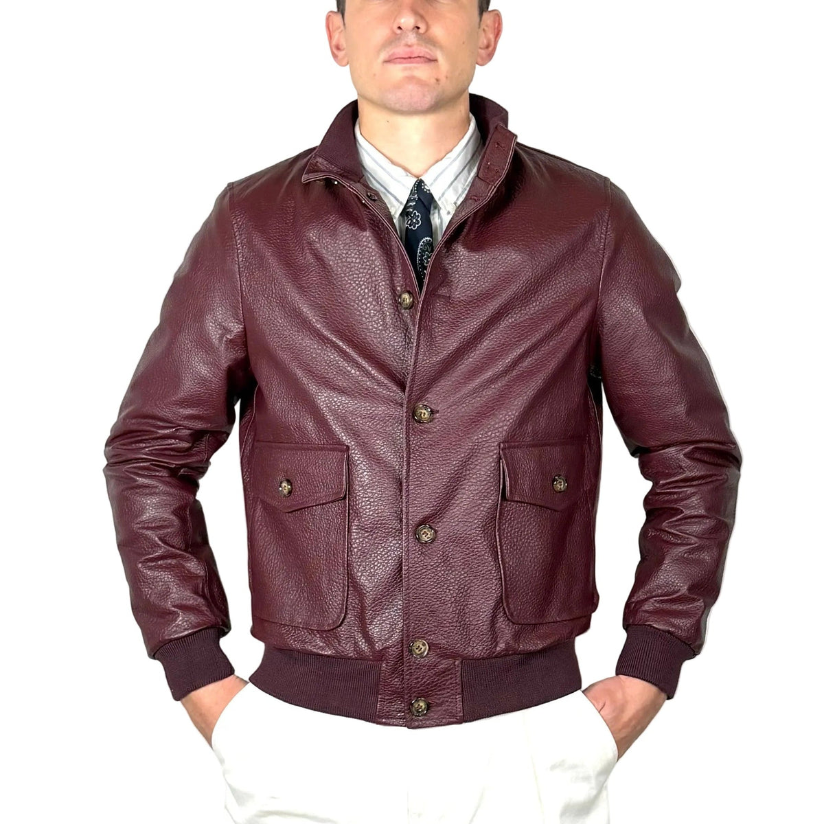 Bombers en cuir 98LTOGB