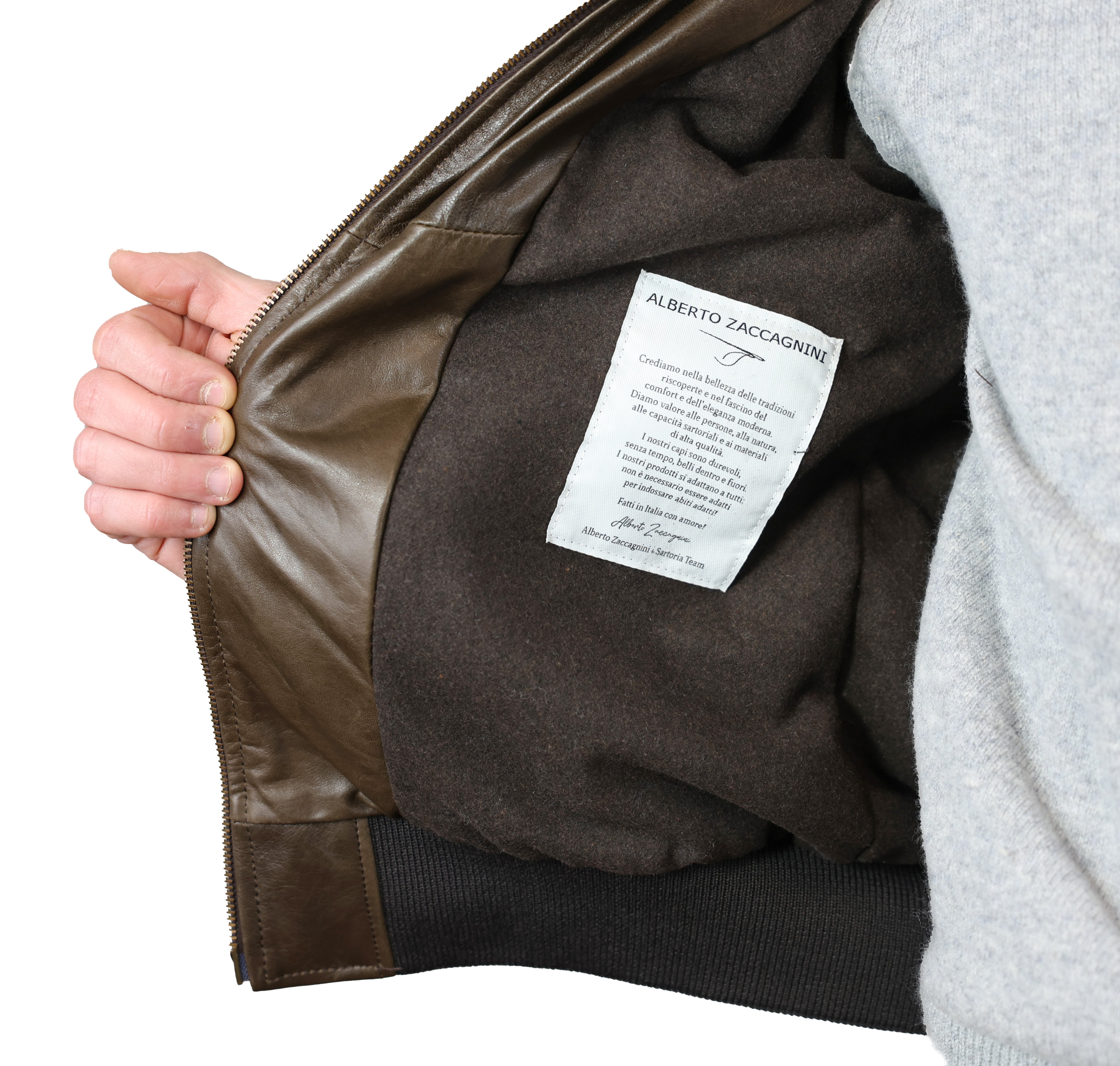 Giacca in pelle 91LMABR