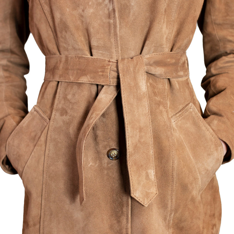 Leather trench TRHSUAR