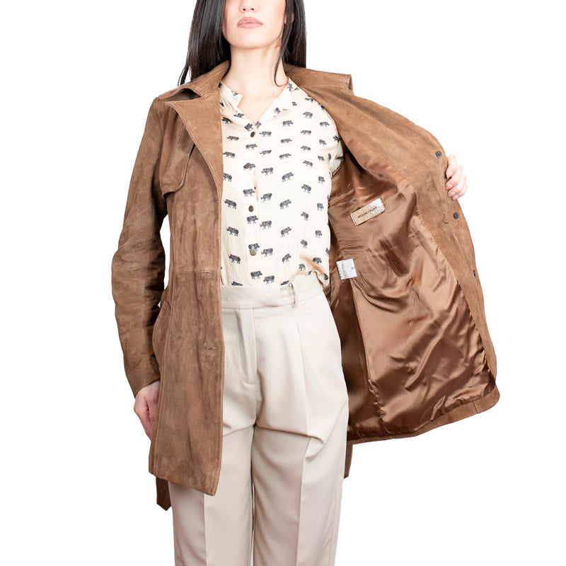 Leather trench TRHSUAR