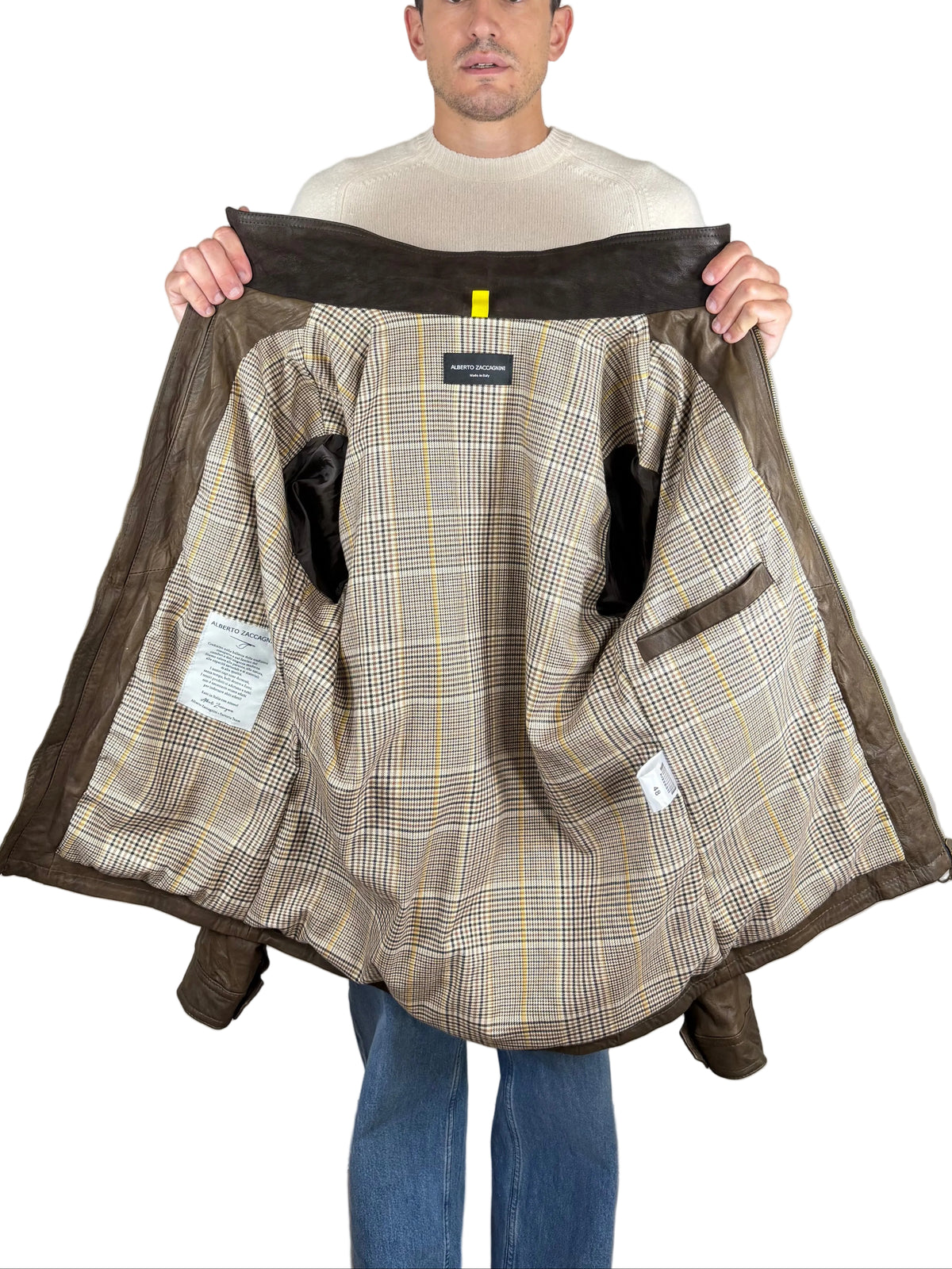 Giacca in pelle 49ZMARB