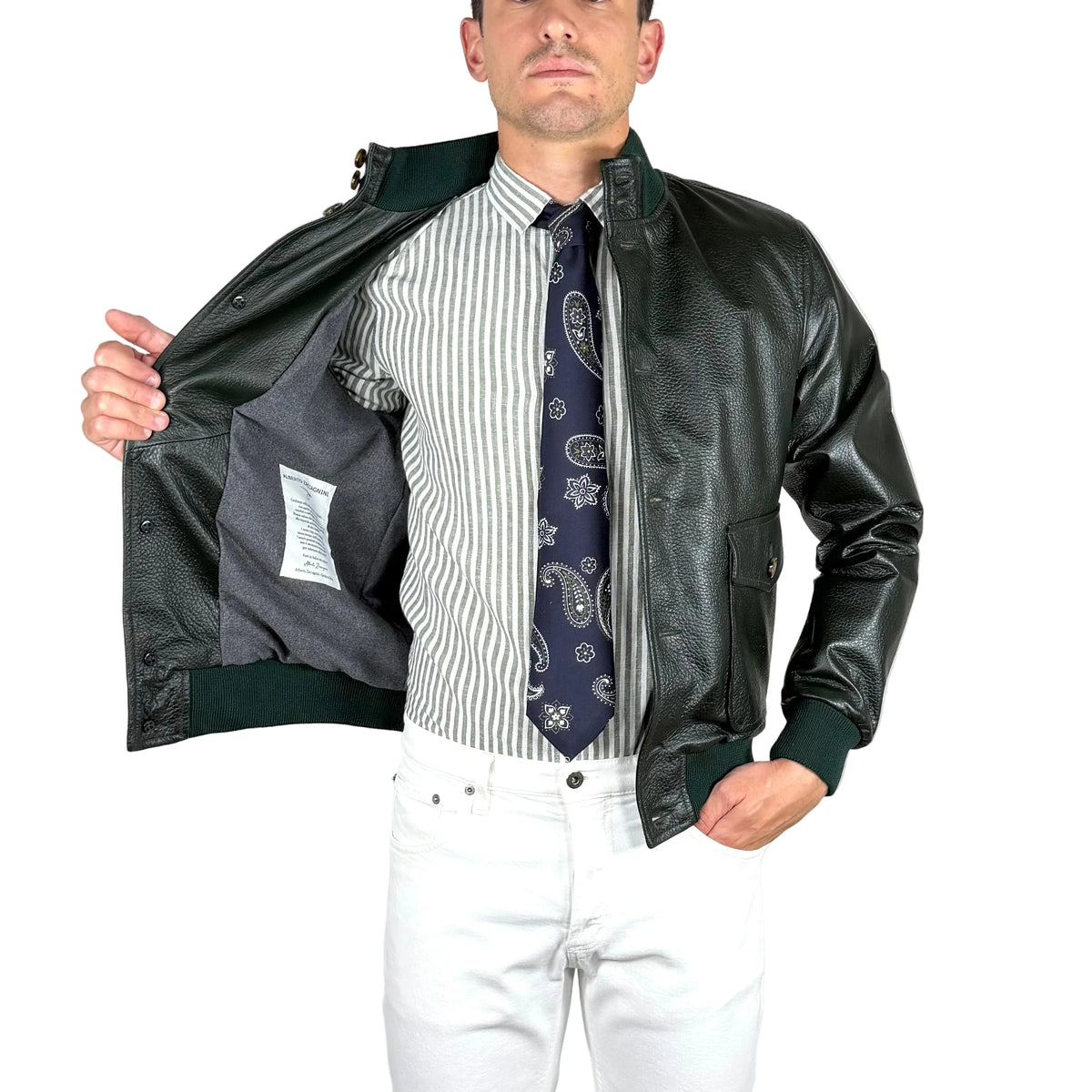 Bomber in pelle 98TOGVP
