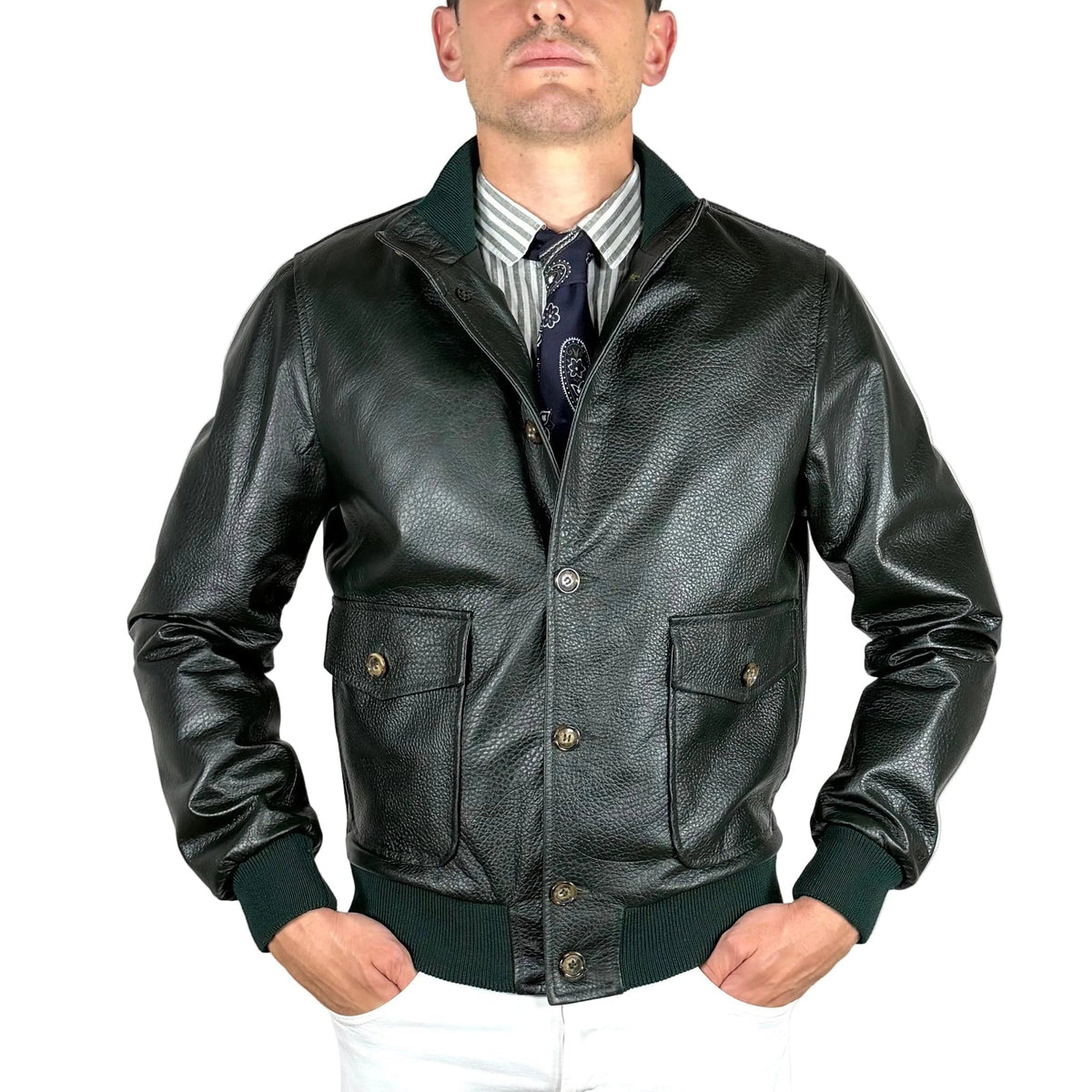 Bomber in pelle 98TOGVP