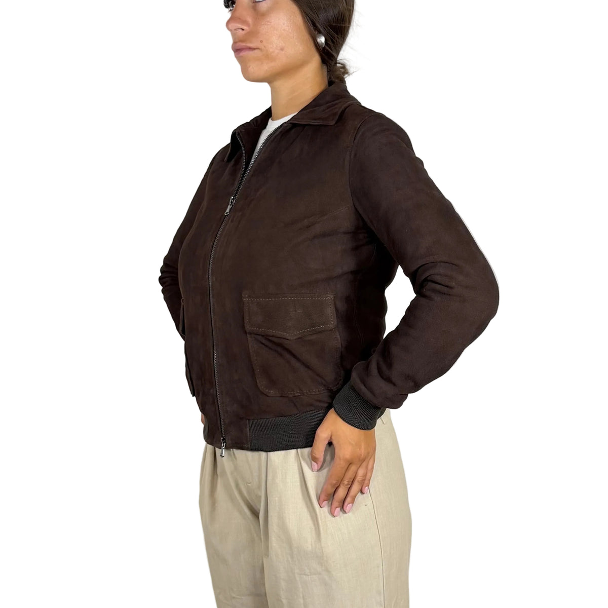 Bomber in pelle 25CLSUM