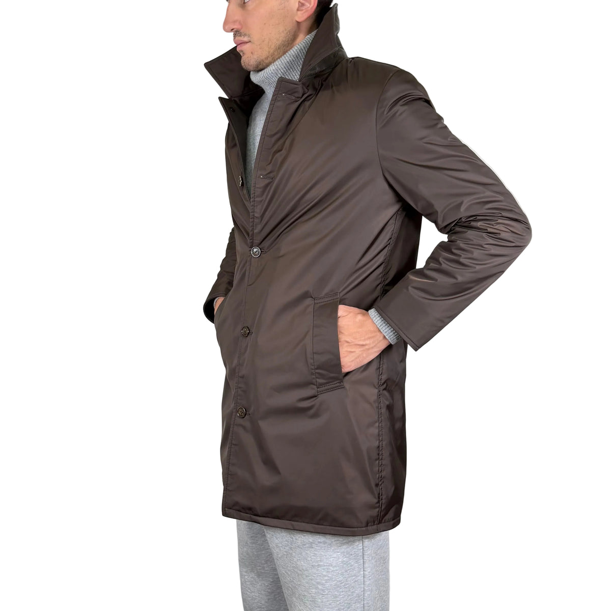 Cappotto in Tessuto Pelle 99TEXMO