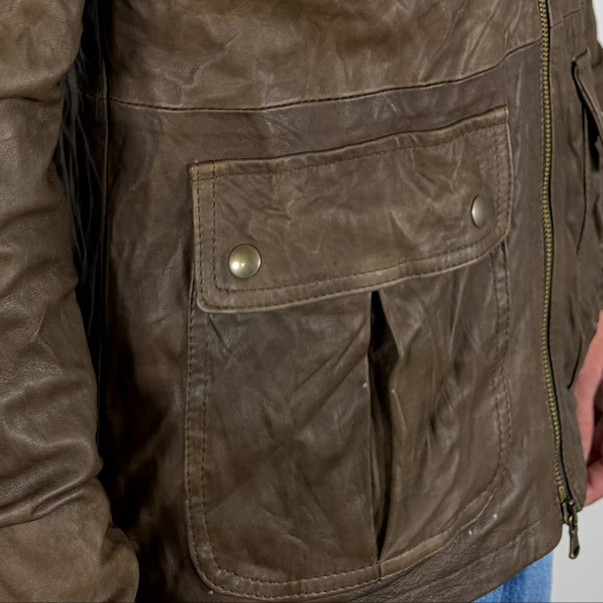 Giacca in pelle 49ZMARB
