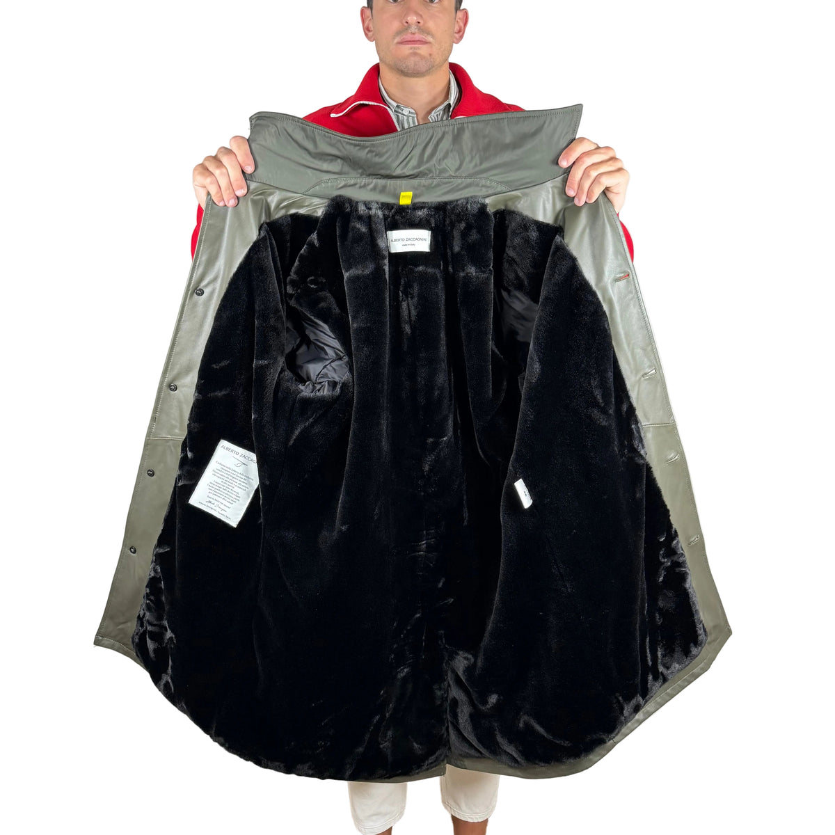 Cappotto in Tessuto Pelle 99TEXMI