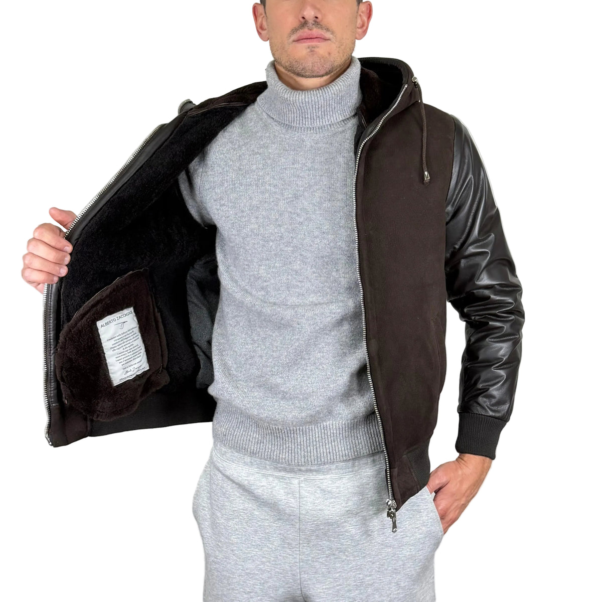Bomber in pelle 89CNSHM