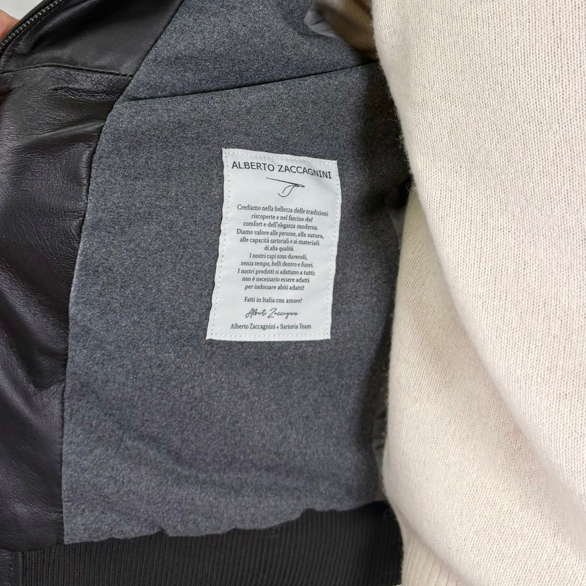 Bomber in pelle 89CNSHM