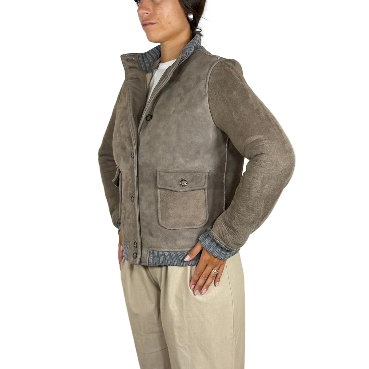 Bomber in shearling 25SHETO
