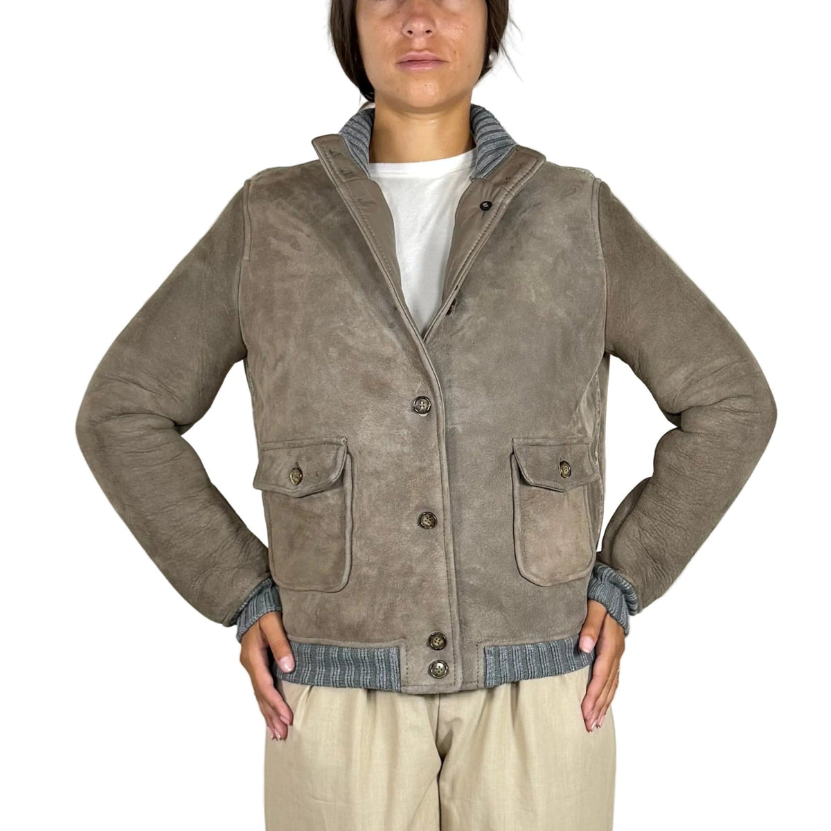 Bomber in shearling 25SHETO