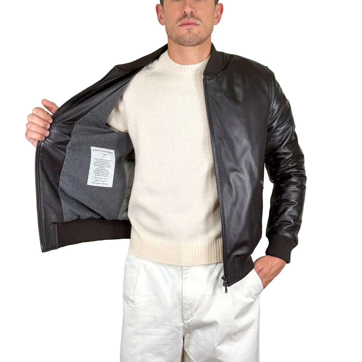 Giacca in pelle 89LCBNM