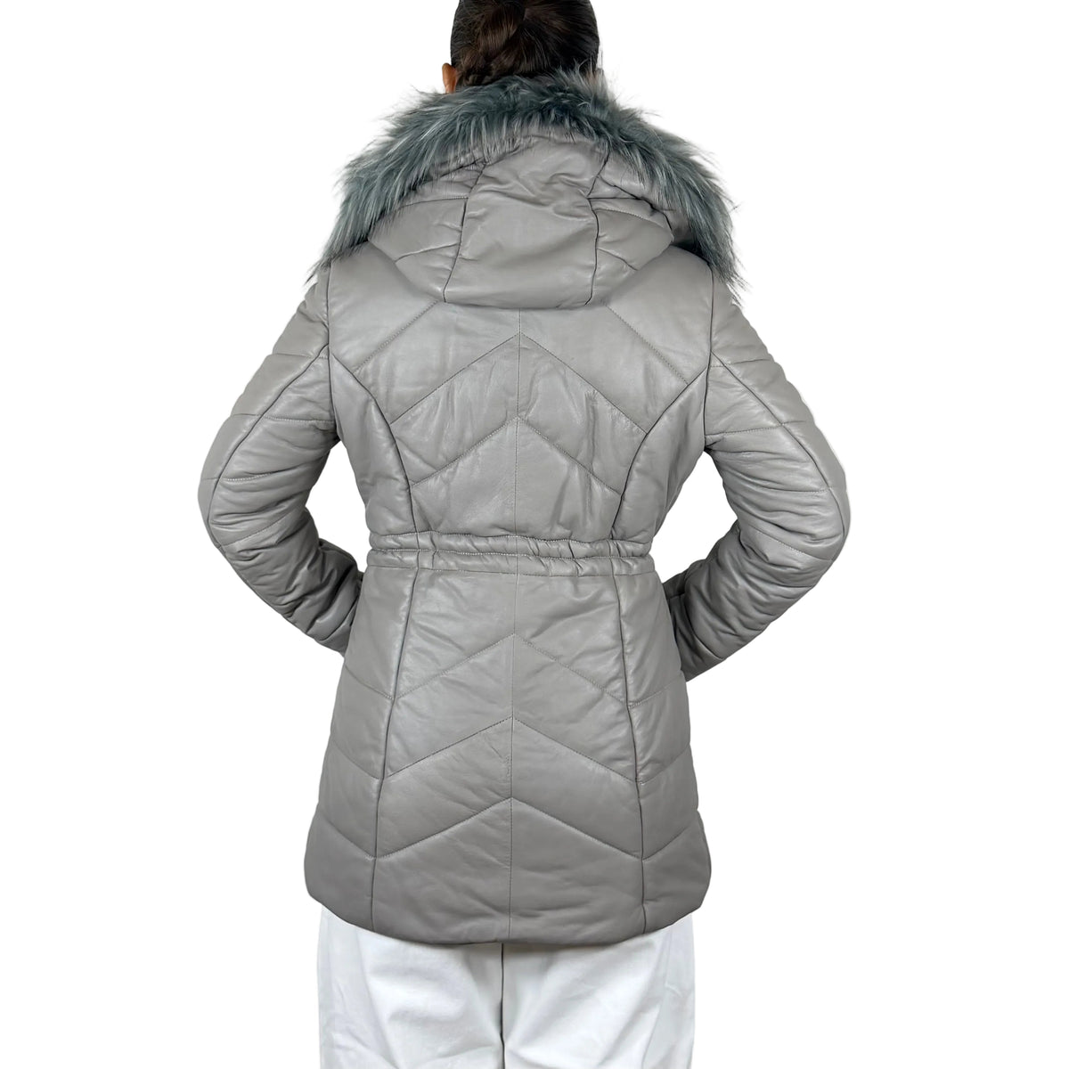 Piumino in pelle 82LNASA