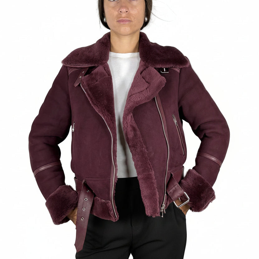 Chiodo in shearling 44LSHBX