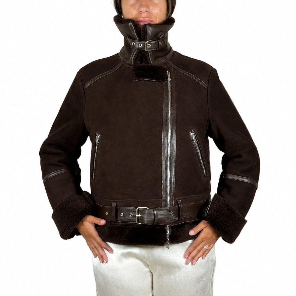 Chiodo in shearling 44LSHMO