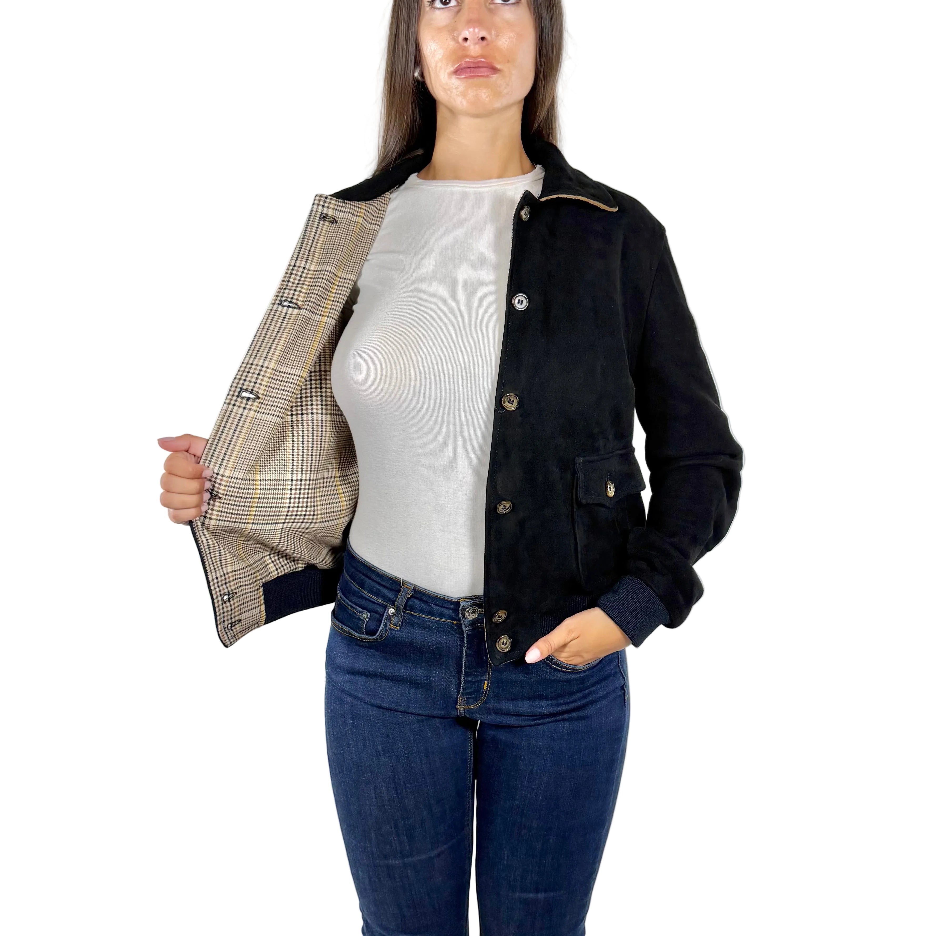 Bomber in pelle 25BROBL