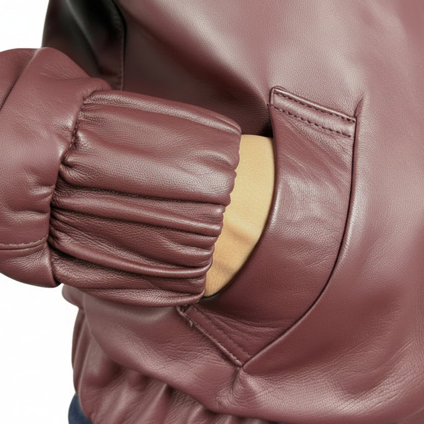 Giacca in pelle 95BNABX