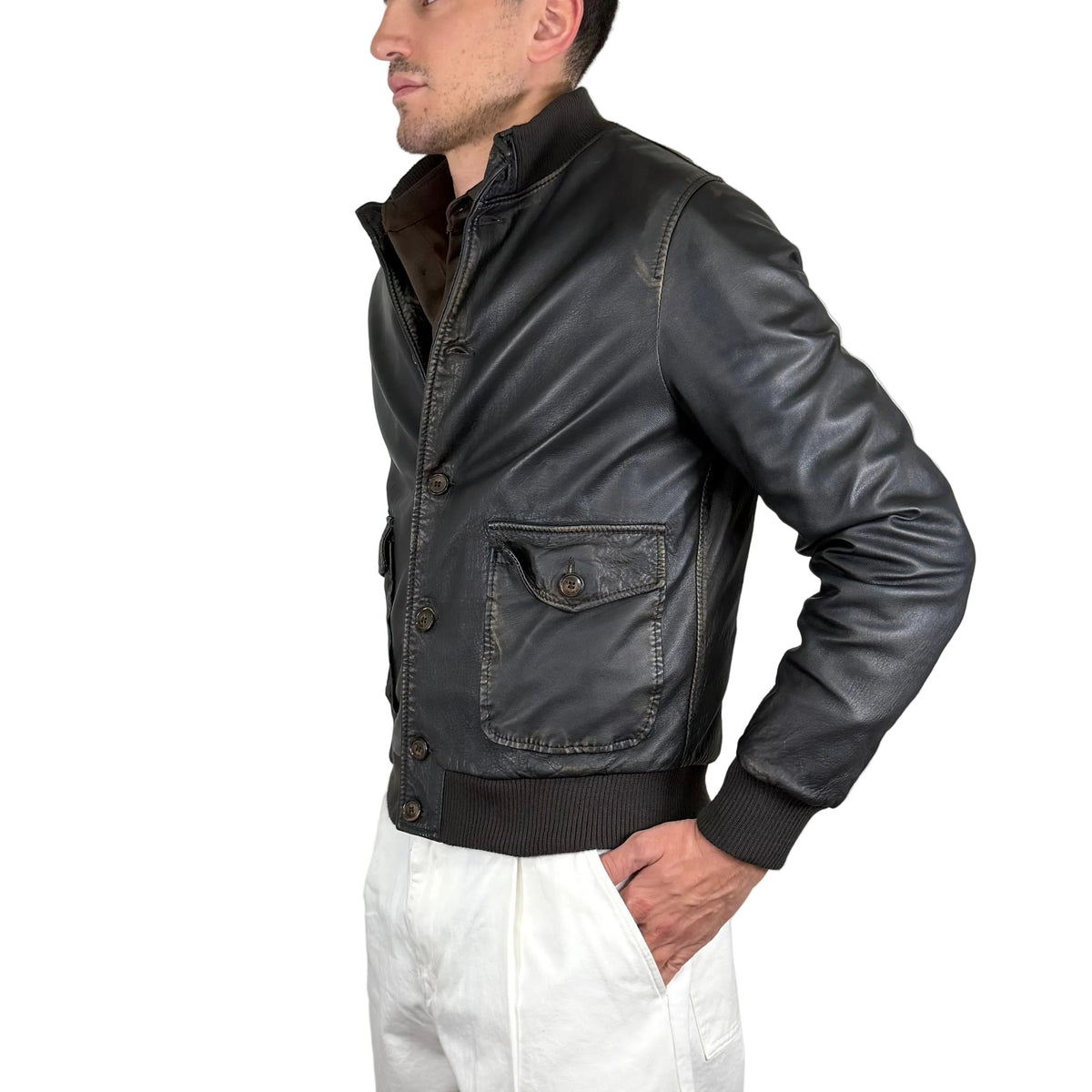 Giacca in pelle 98LWASN