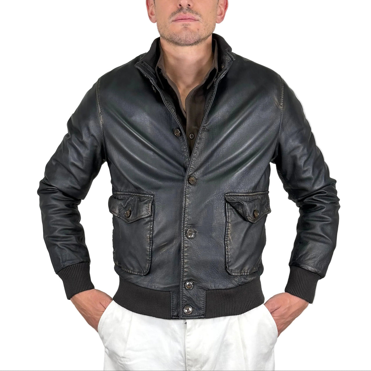 Giacca in pelle 98LWASN