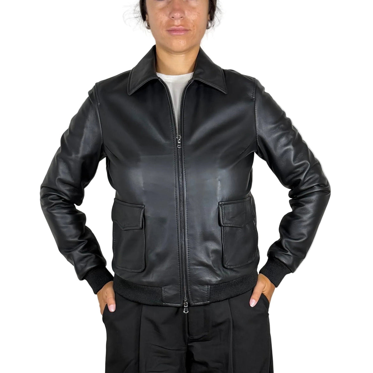 Bomber in pelle 25CLNAN