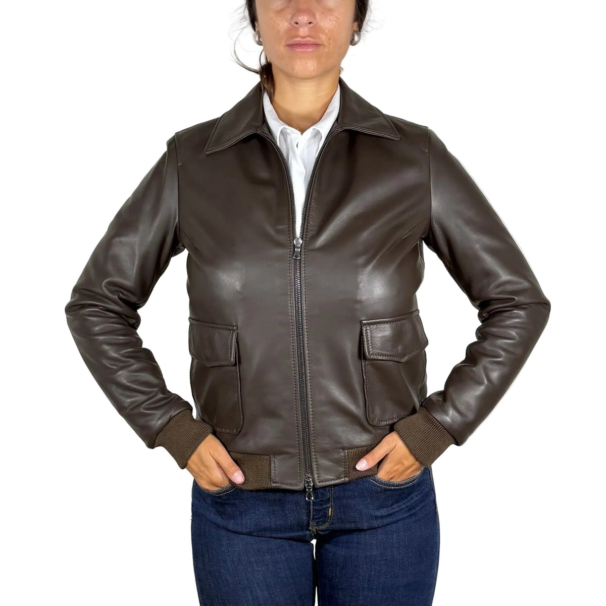 Bomber in pelle 25CLNAB
