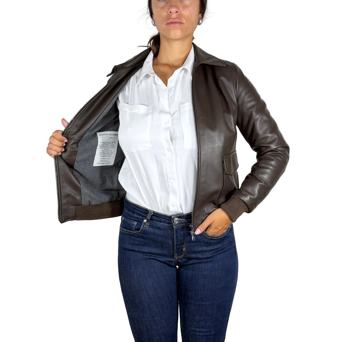 Bomber in pelle 25CLNAB