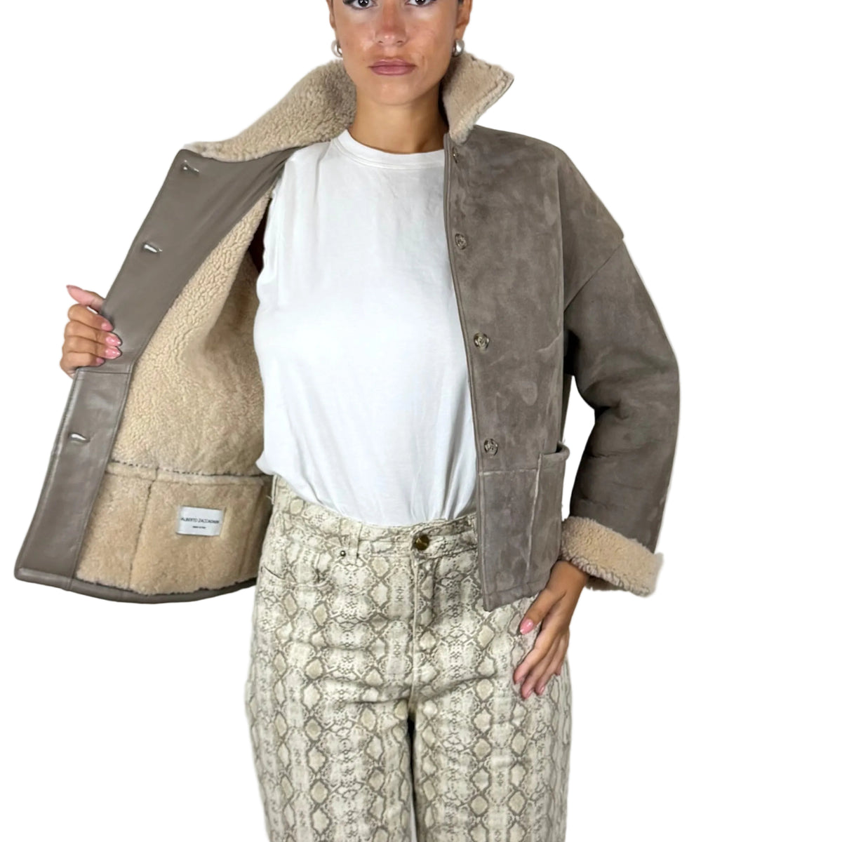 Giacca in shearling 78SHETO