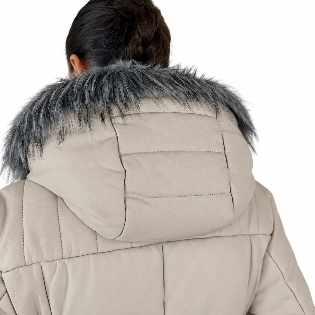 Piumino in pelle 63LNALI