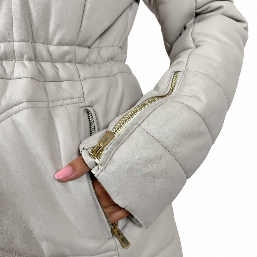 Piumino in pelle 63LNALI