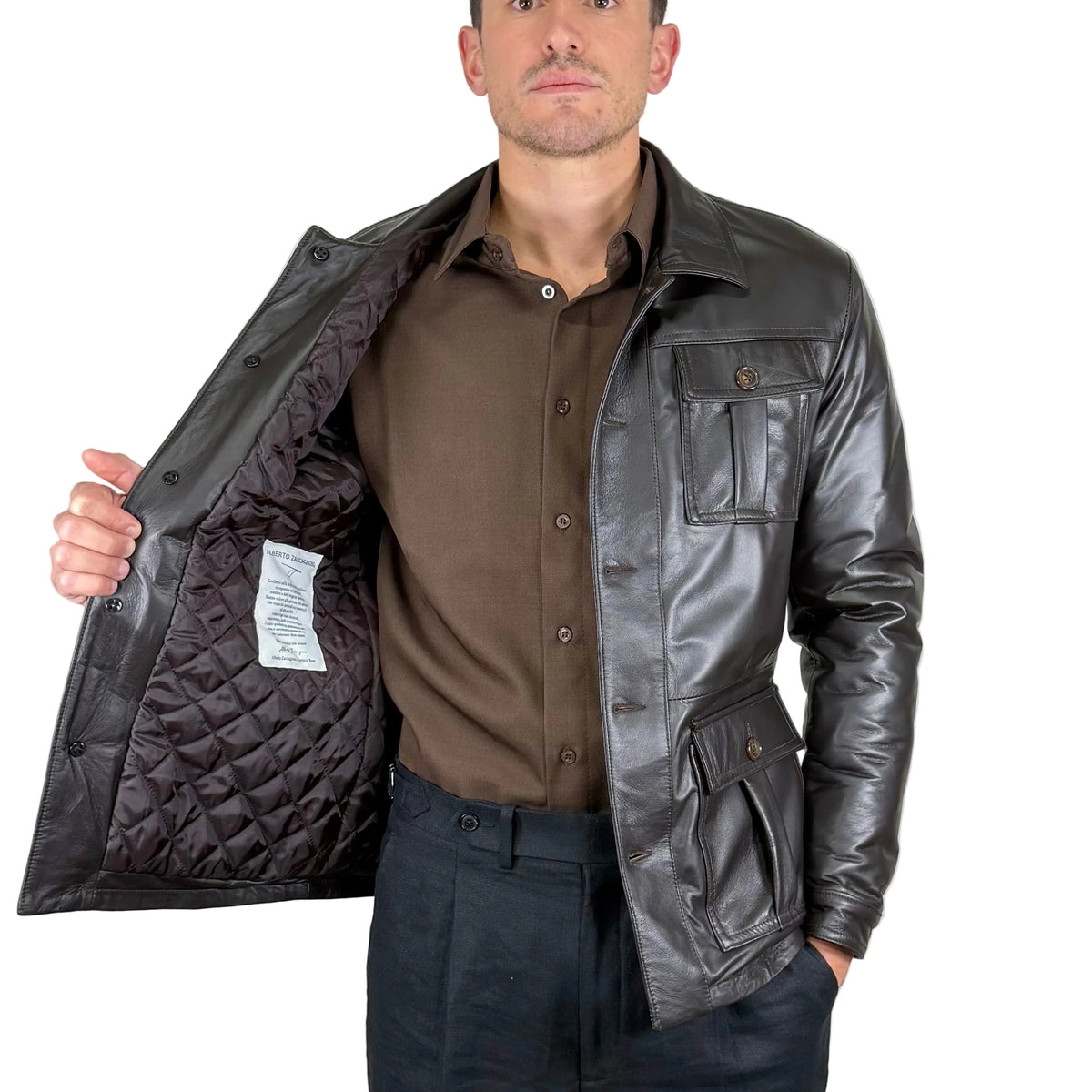 Giacca in pelle 49LCNAM