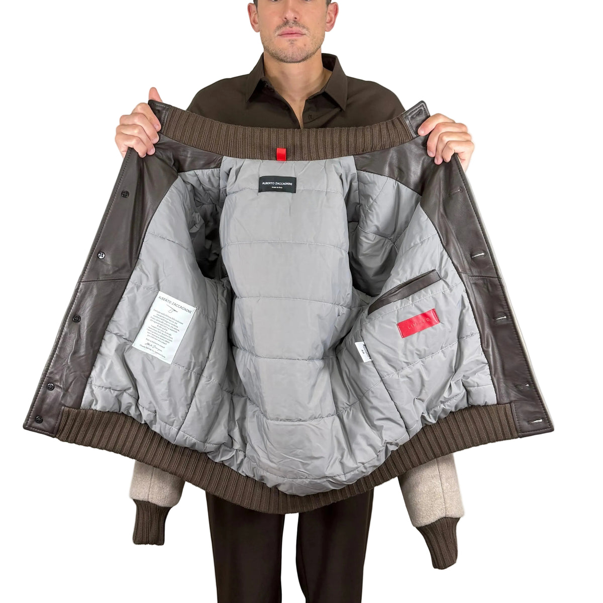 Giacca in Tessuto pelle 98LTXTO