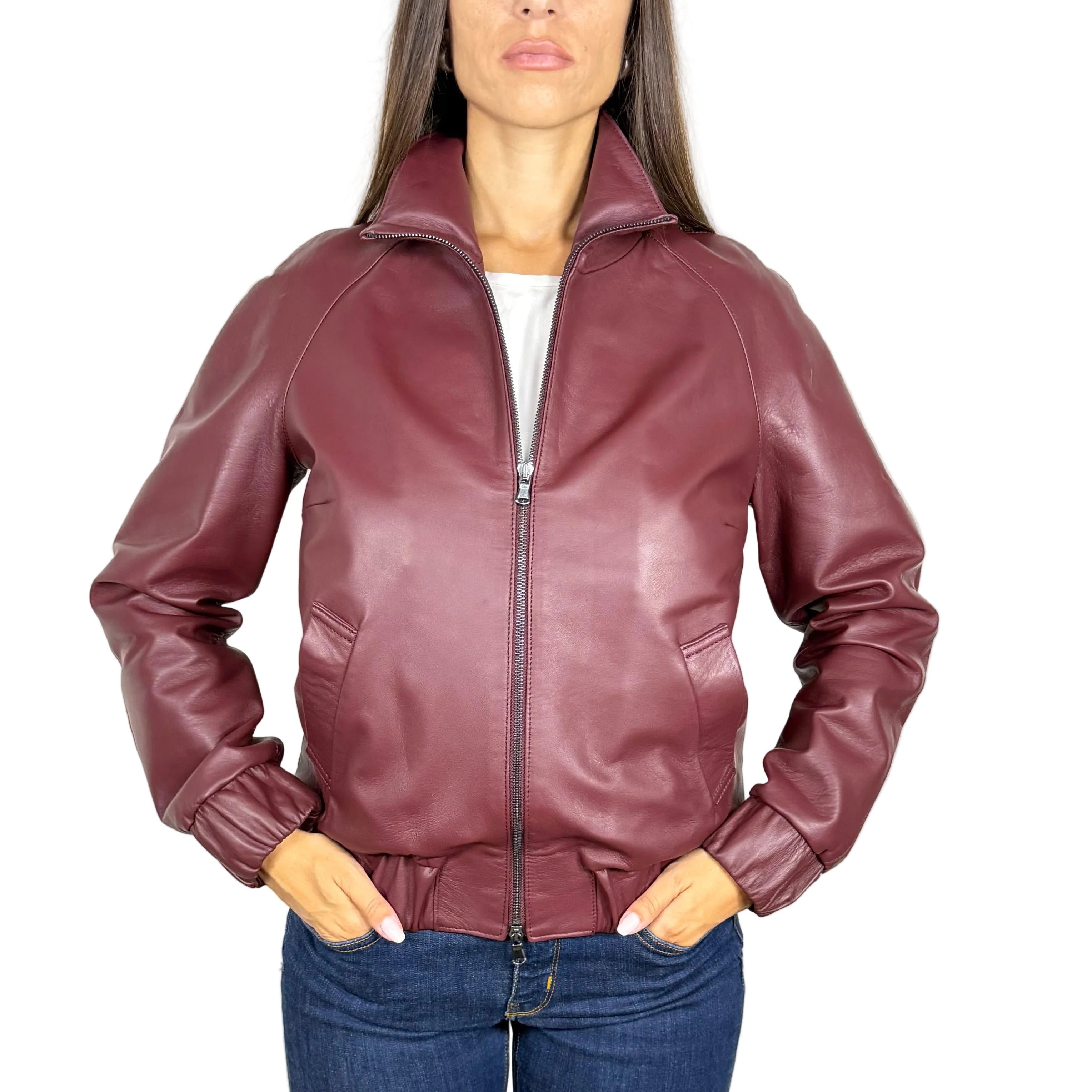 Giacca in pelle 95BNABX