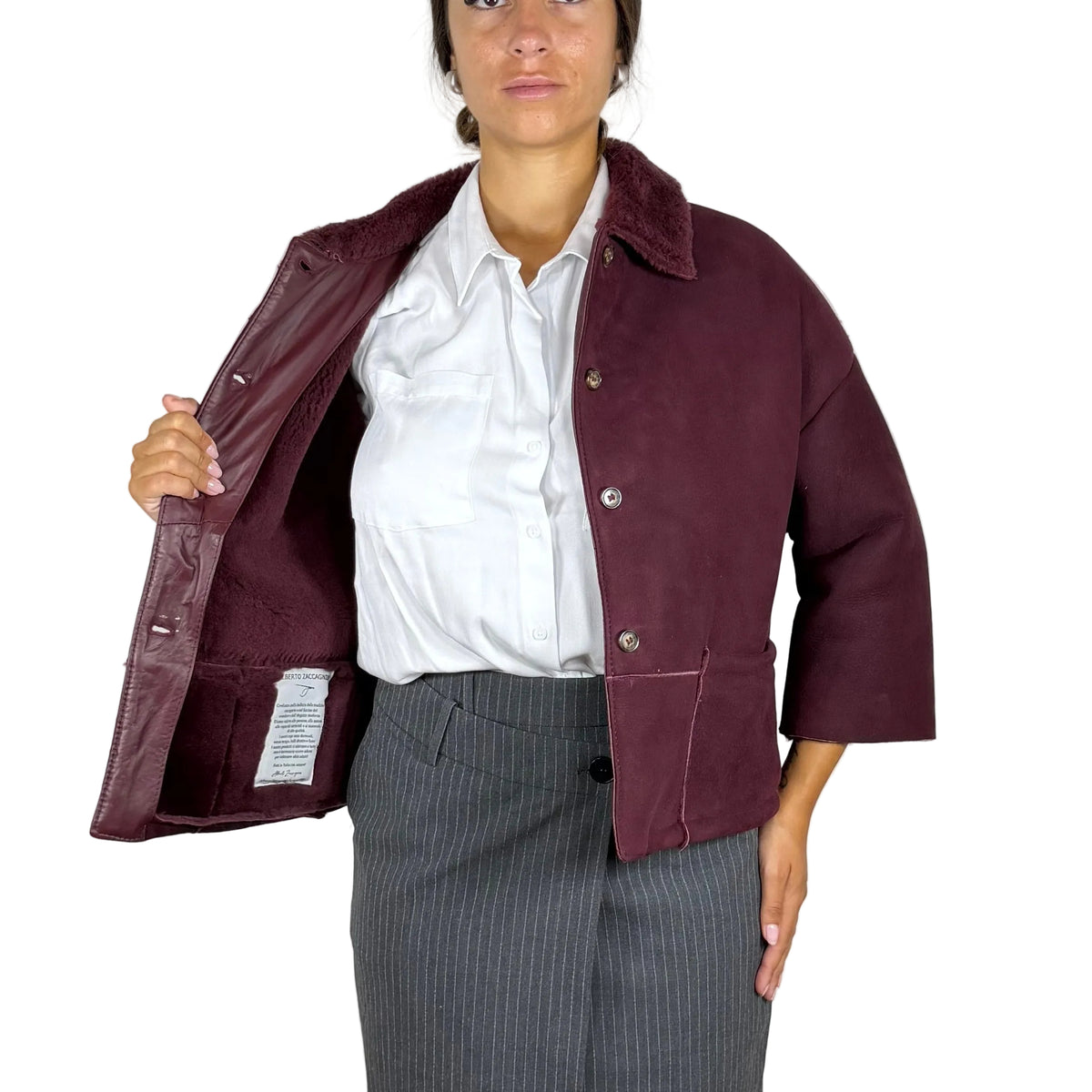 Giacca in shearling 78SHEBX