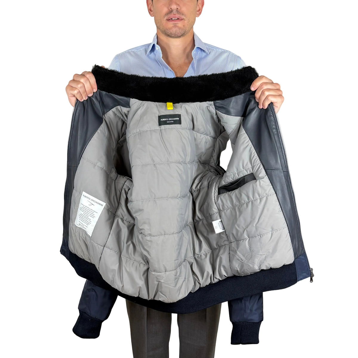 Giacca in Tessuto pelle 88LTXBL