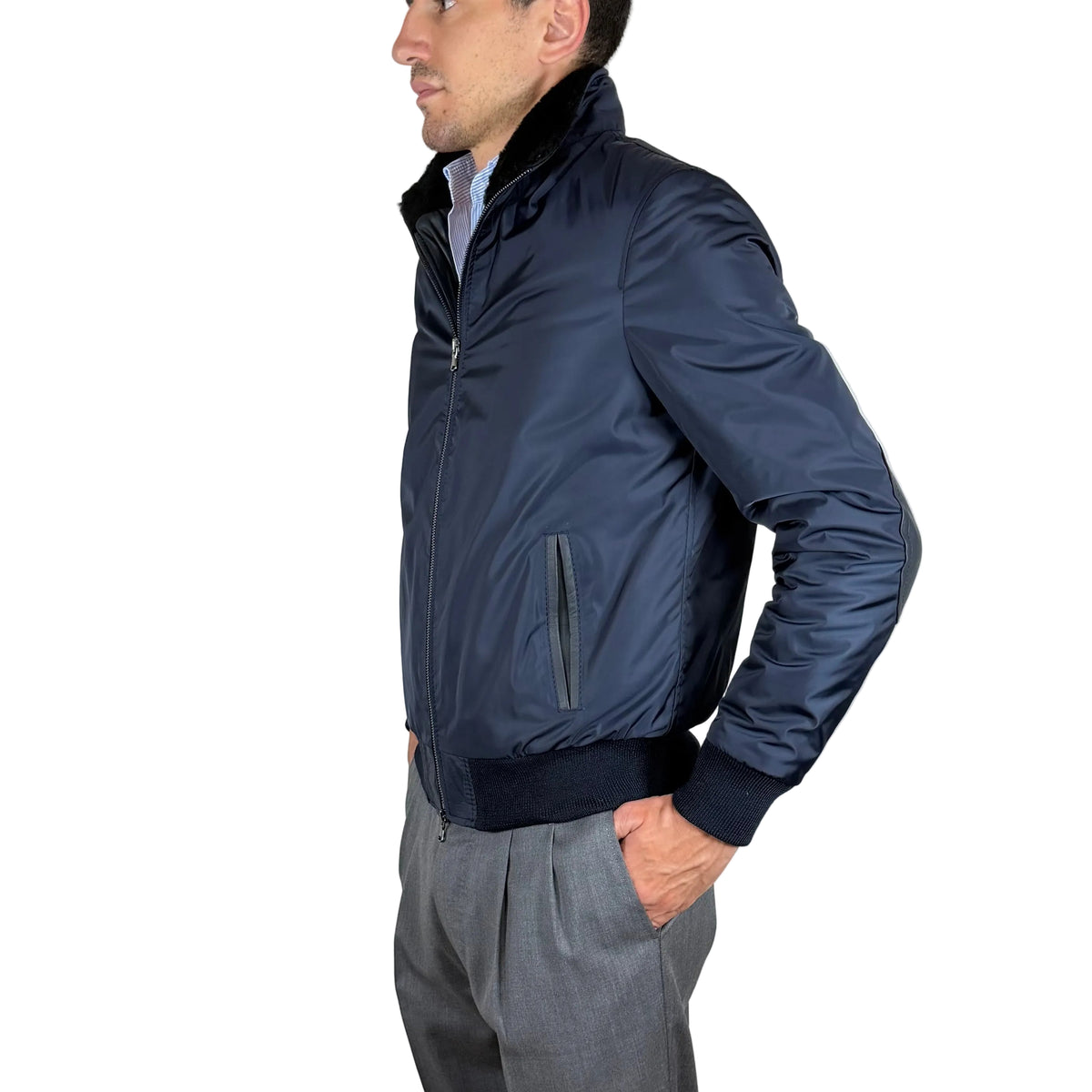 Giacca in Tessuto pelle 88LTXBL