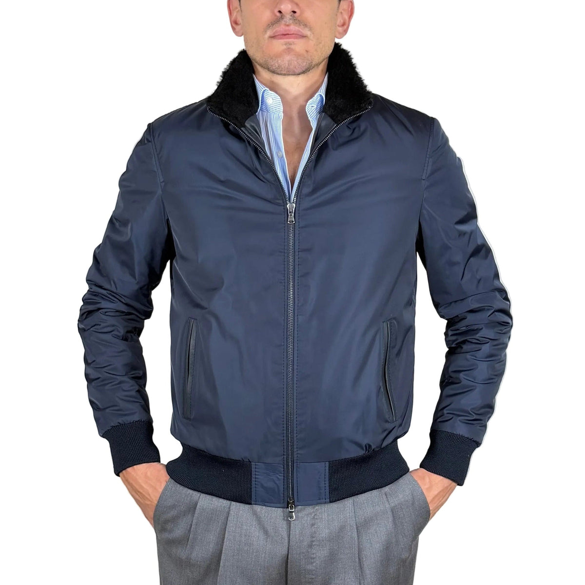 Giacca in Tessuto pelle 88LTXBL