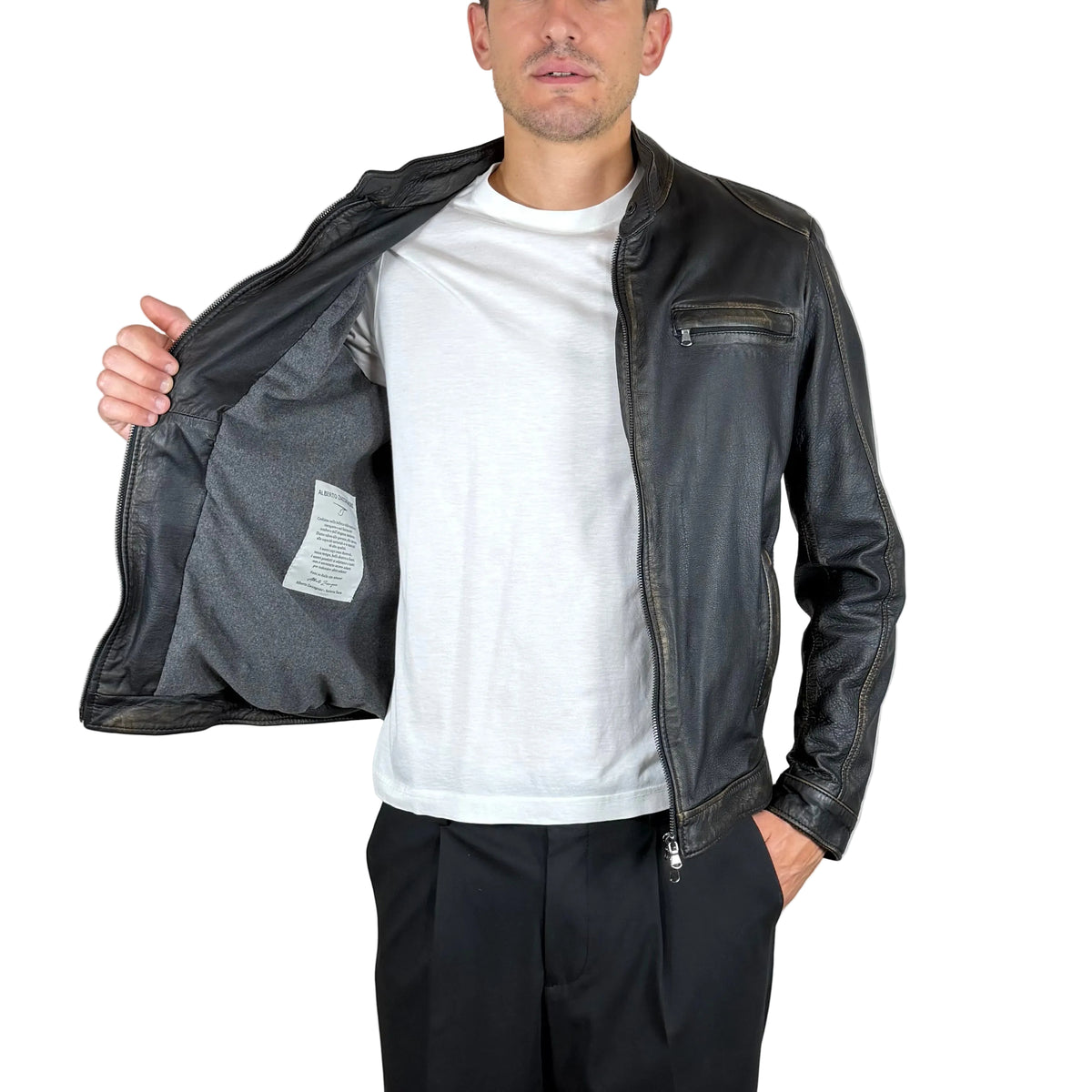 Biker in pelle 92WASPN