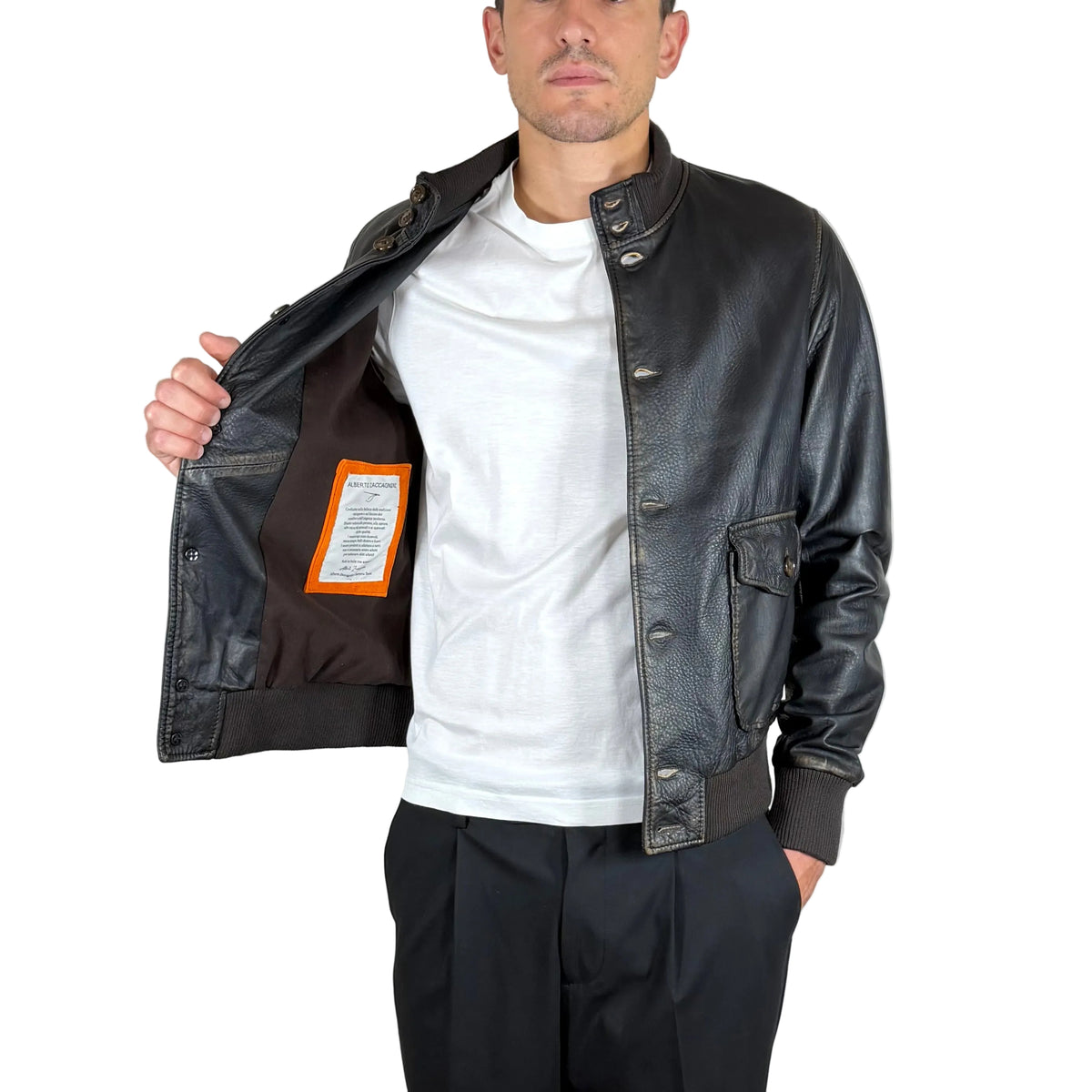 Giacca in pelle 98WASPN